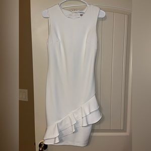 Calvin Klein white dress size 4 worn once